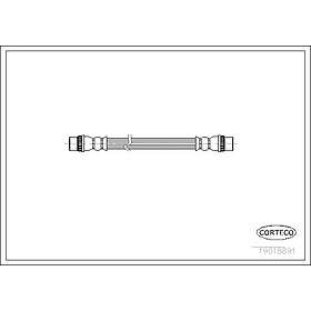 Corteco Bromsslang 19018891