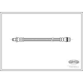 Corteco Bromsslang 19018512