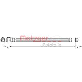 Metzger Bromsslang 4110922