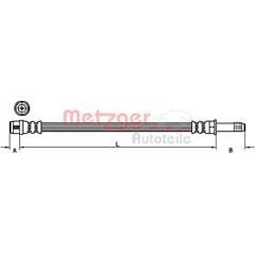 Metzger Bromsslang 4110482
