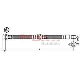 Metzger Bromsslang 4111037