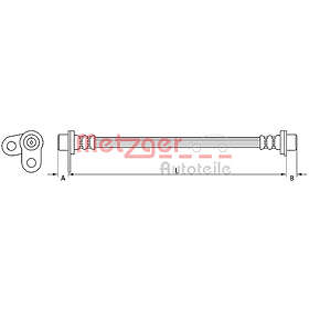 Metzger Bromsslang 4110746