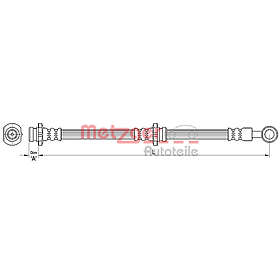 Metzger Bromsslang 4110461