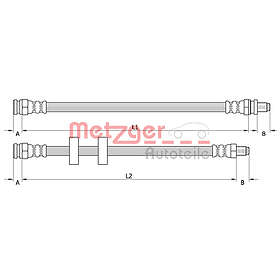 Metzger Bromsslang 4110995