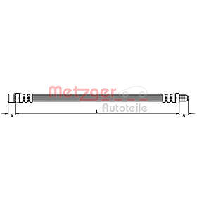 Metzger Bromsslang 4110791