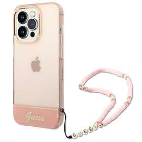 Guess iPhone 14 Pro Max Translucent with Strap GUHCP14XHGCOHP