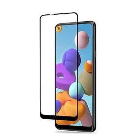 Amorus Samsung Galaxy A21s Härdat glas Svart A21S