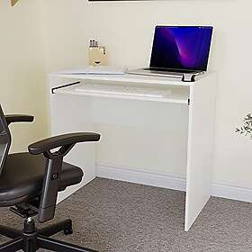 Vida Designs Huby litet datorskrivbord, hemmakontor kompakt PC/laptopbord, spelstudie bärbar, arbetsstation med tangentbordsbricka, möbler, 
