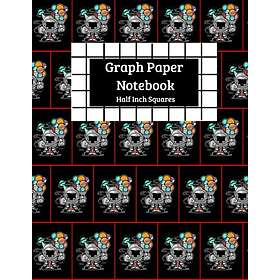 Graph Paper Notebook: Half Inch Squares