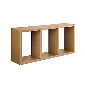Homemania HOMSAN_023 Tristano hylla väggdekoration-vardagsrum, sovrum, skrivbord-MDF, tobak ek 70 X 30 X 15,5