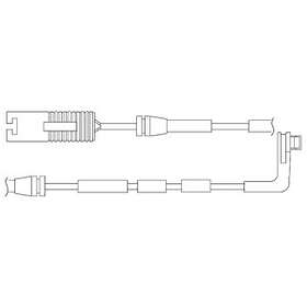 Delphi Auto Parts Varningssensor, bromsbeläggslitage LZ0192