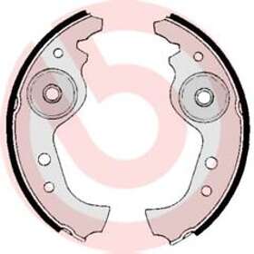 Ganascia Freno Posteriore Brembo S 23 501 | Per Fiat-Bendix | Diametro 185mm | Conforme ECE-R90 - Foto 3