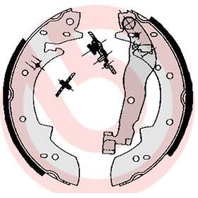 Brembo Bromsbackar sats S 68 511