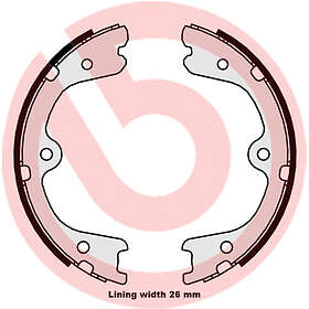 Brembo Bromsbackar, sats, parkeringsbroms S 56 546