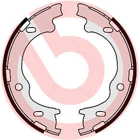 Brembo Bromsbackar, sats, parkeringsbroms S 30 529