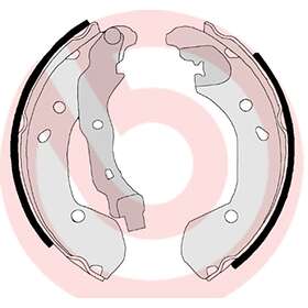 Brembo Bromsbackar sats S 56 510