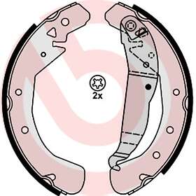 Brembo Bromsbackar sats S 59 525