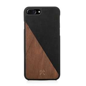 Woodcessories EcoSplit iPhone 7/8P Leather 7 Plus/ 8 Walnut/ Black
