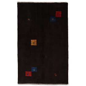 Arkiio Persisk Matta Gabbeh Shiraz Ull Mörkbrun 115x185 Handknuten 751087