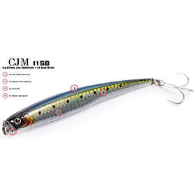 Molix Casting Jig Baitfish Sinking Minnow 115 Mm 28g