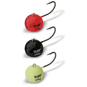 Black Cat Fire Ball Jig Head Röd 200g