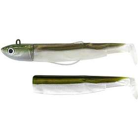 Fiiish Black Minnow Combo Deep Soft Lure 120mm 37g Vert