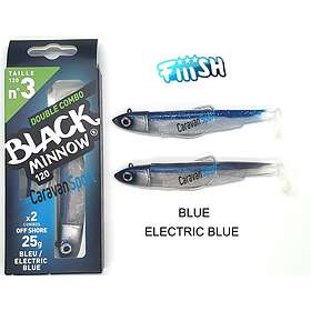 Fiiish Black Minnow Double Combo Offshore Soft Lure 120mm 25g Multicolore