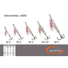 Mapso Ason 47 Mm 2,5g 5 Units Rosa 47 mm (2,5g)