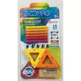 Geomag Rainbow Varma Regnbågsfärger 15 Bitar