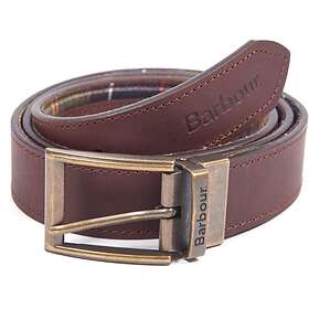 Barbour M's Reversible Tartan Leather Belt Classic Tartan/Brown (L)