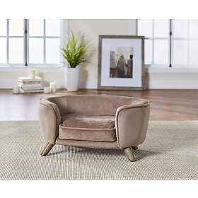 Enchanted Home Pet Romy Sofa Stone 67 cm