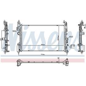 Nissens Kylare, motorkylning 606390