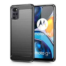 Tech-Protect Motorola Carbon TPU Skal Fleksibelt Plast G22 Svart Deksel