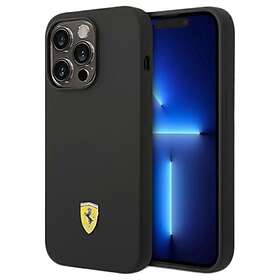 Ferrari Metal Logo Mag iPhone 14 Pro Max Svart