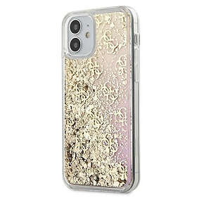 Glitter Guess GUHCP12SLG4GGPIGO iPhone 12 Gradient Mini Liquid 4G