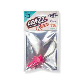 Fiiish Crazy Sand Eel Offshore X Strong Jig Head 70g / 5