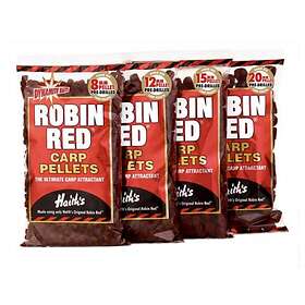 Dynamite Baits Robin Red Carp Pellets Pre Drilled 900g Brun 12 mm