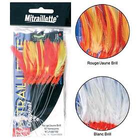 Ragot Mitraillette Original Special Pro Feather Rig Vit 3/0