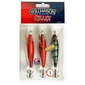 Williamson Killex 3 Natural S Squid Jig Kit 105 Mm Flerfärgad