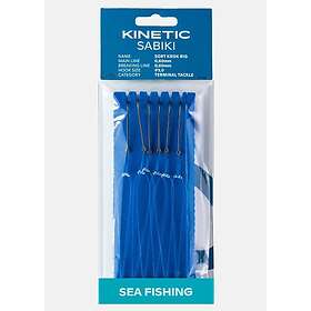 Kinetic Sabiki Sort Krok Feather Rig 3/0 Blå
