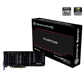 Best pris p Gainward GeForce GTX 570 Phantom HDMI DP 2xDVI 1280MB