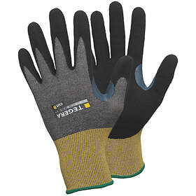 Ejendals Tegera 9122 – Guanti In Pelle Sintetica Termici Per Freddo, Colore Nero/Grigio/Giallo, Taglia 8