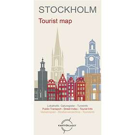 : Stockholm Tourist map Kartförlaget 1:13000