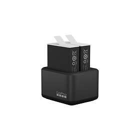 GoPro Dual USB-batteriladdare Battery med batteri Charger -laddare 2 Li-Ion x Enduro (Hero 9/Hero 10)