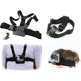 Xrec Set 2in1 Harness Headband For Gopro Hero 4 3+ 3 2 1