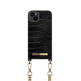 iDeal of Sweden Mobilhalsband iPhone 14PL Jet Black Croco