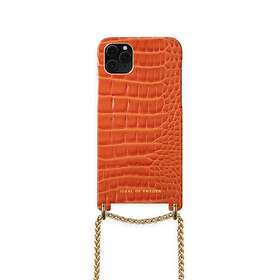 iDeal of Sweden Lilou Mobilhalsband iPhone 11PM/XSM Orange Croco