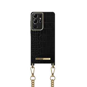 iDeal of Sweden Mobilhalsband Galaxy S21 Ultra Jet Black Croco