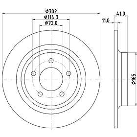Hella Bromsskiva PAGID 8DD 355 112-901