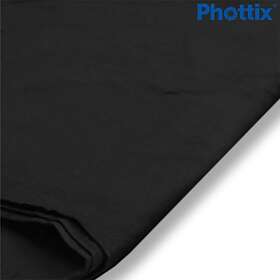 Phottix Tygbakgrund svart 3x6m Muslin